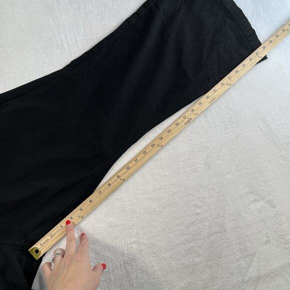 American Eagle AE Plus 20 Short Super Stretch High Rise Artist Flare Jeans Black - Picture 14 of 16